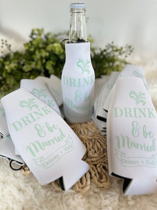 Wedding Bottle Koozies